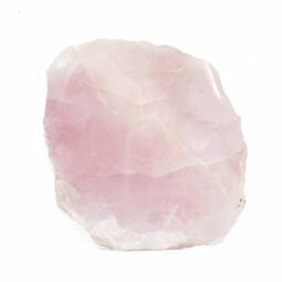 1.85kg Natural Rose Quartz Polished Slab Plate J1838 | Himalayan Salt Factory