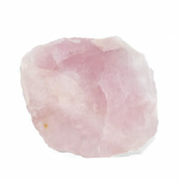 1.85kg Natural Rose Quartz Polished Slab Plate J1838 | Himalayan Salt Factory
