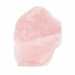 1.09kg Natural Rose Quartz Polished Slab Plate J1839 | Himalayan Salt Factory