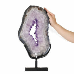 8.00kg Natural Brazil Amethyst Geode Slice DK524 | Himalayan Salt Factory