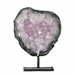 12.85kg Natural Brazil Amethyst Geode Slice DK526 | Himalayan Salt Factory