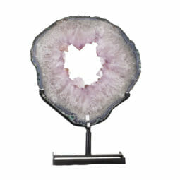 7.15kg Natural Brazil Amethyst Geode Slice DK529 | Himalayan Salt Factory