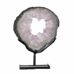 7.15kg Natural Brazil Amethyst Geode Slice DK529 | Himalayan Salt Factory