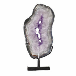7.30kg Natural Brazil Amethyst Geode Slice DK538 | Himalayan Salt Factory