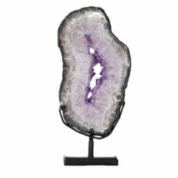 7.30kg Natural Brazil Amethyst Geode Slice DK538 | Himalayan Salt Factory