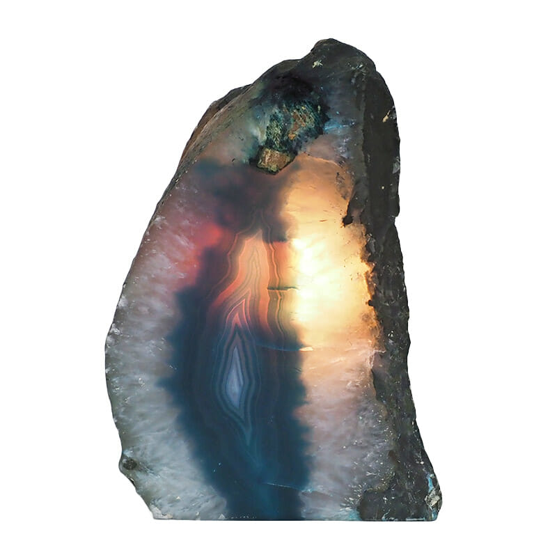 2.71kg Agate Crystal Lamp N1701 4 Agate Crystal Lamp N1701 | Himalayan Salt Factory