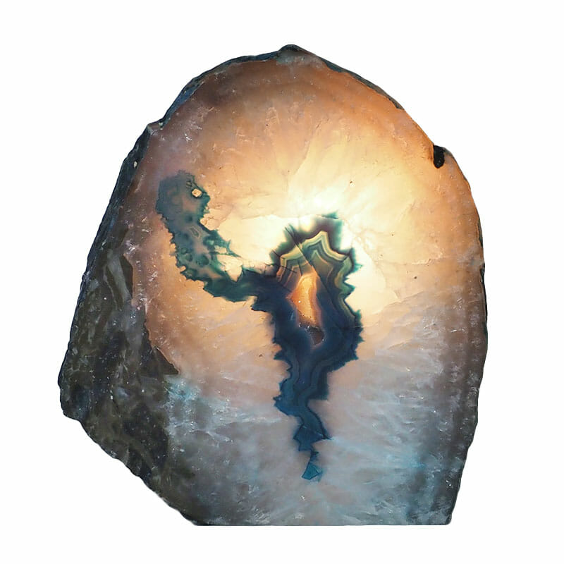 2.68kg Agate Crystal Lamp N1705 4 Agate Crystal Lamp N1705 | Himalayan Salt Factory