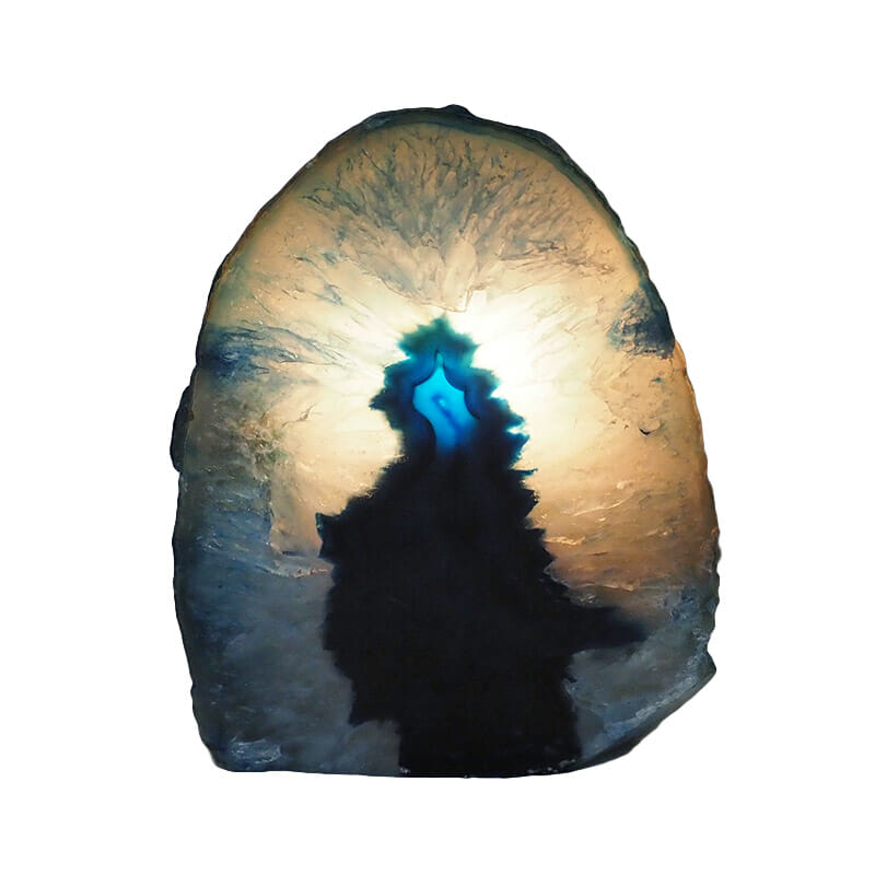 1.67kg Agate Crystal Lamp N1806 4 Agate Crystal Lamp N1806 | Himalayan Salt Factory
