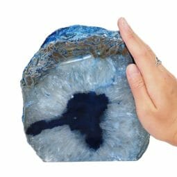 3.45kg Blue Agate Crystal Lamp N1812 7 Agate Crystal Lamp N1812 | Himalayan Salt Factory