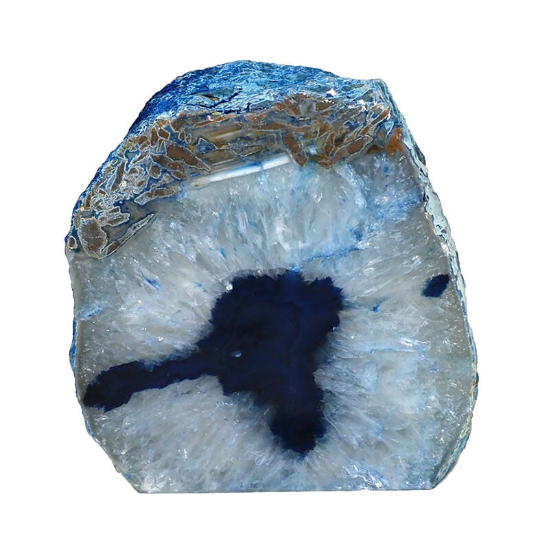 3.45kg Blue Agate Crystal Lamp N1812 3 Agate Crystal Lamp N1812 | Himalayan Salt Factory