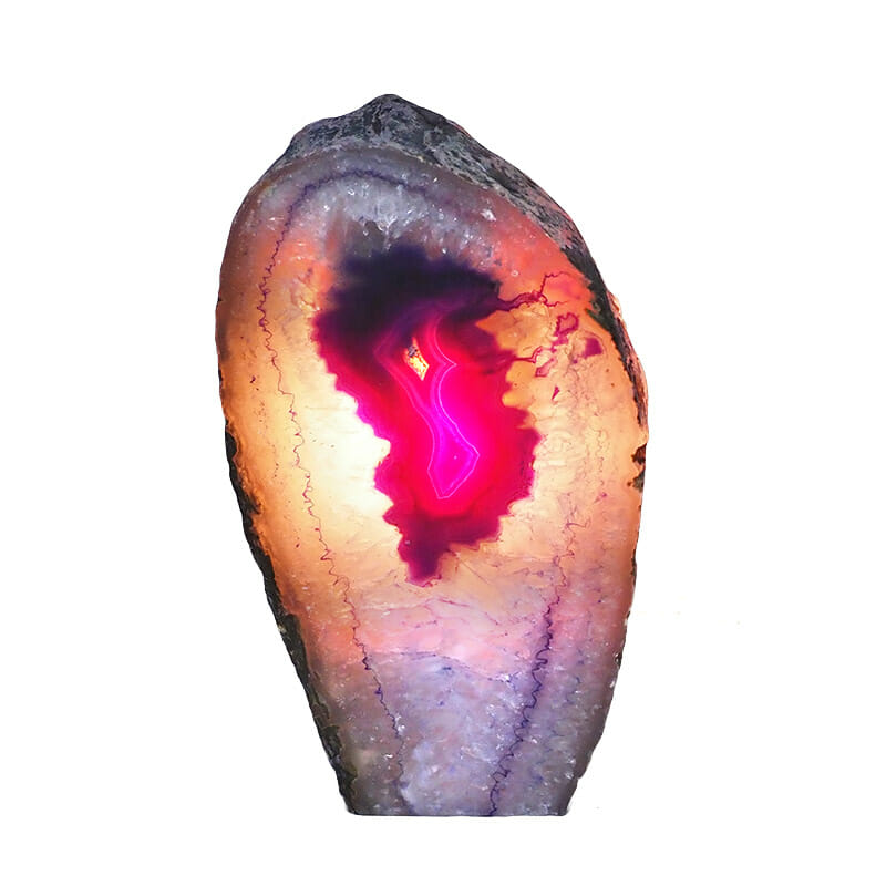 2.29kg Agate Crystal Lamp N1814 4 Agate Crystal Lamp N1814 | Himalayan Salt Factory