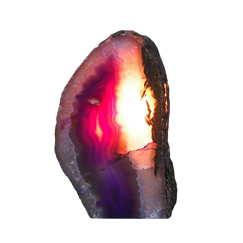 1.85kg Agate Crystal Lamp N1818 4 Agate Crystal Lamp N1818 | Himalayan Salt Factory