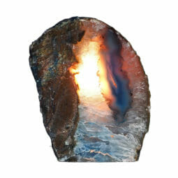 Agate Crystal Lamp N1840 | Himalayan Salt Factory