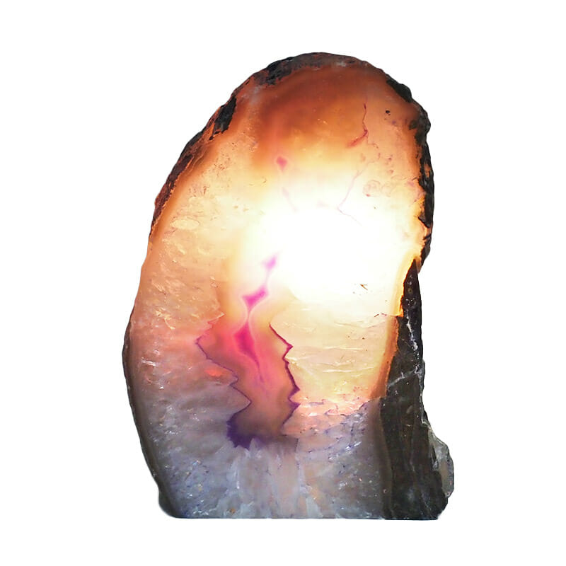 2.05kg Agate Crystal Lamp N1844 4 Agate Crystal Lamp N1844 | Himalayan Salt Factory