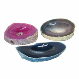 Agate Crystal Polished Bowl N1708 | Himalayan Salt Factory