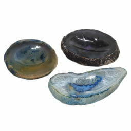 Agate Crystal Polished Bowl N1709 | Himalayan Salt Factory