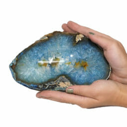 Agate Crystal Polished Bowl N1715 | Himalayan Salt Factory