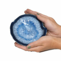 Agate Crystal Polished Bowl N1718 | Himalayan Salt Factory