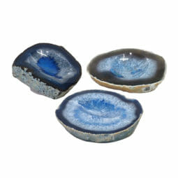 Agate Crystal Polished Bowl N1718 | Himalayan Salt Factory