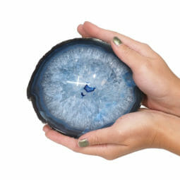 Agate Crystal Polished Bowl N1723 | Himalayan Salt Factory