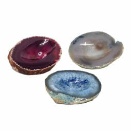 Agate Crystal Polished Bowl N1731 | Himalayan Salt Factory