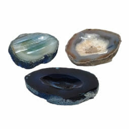 Agate Crystal Polished Bowl N1735 | Himalayan Salt Factory