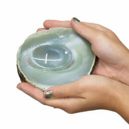 Agate Crystal Polished Bowl N1736 | Himalayan Salt Factory