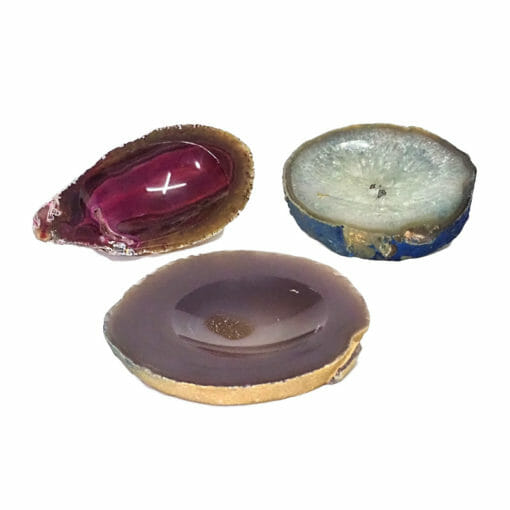 Agate Crystal Polished Bowl N1740 | Himalayan Salt Factory