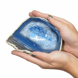 Agate Crystal Polished Bowl N1742 | Himalayan Salt Factory