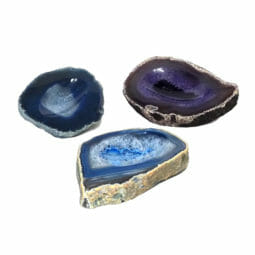 Agate Crystal Polished Bowl N1742 | Himalayan Salt Factory