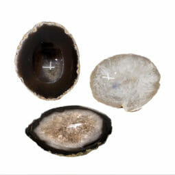 Agate Crystal Polished Bowl N1754 | Himalayan Salt Factory