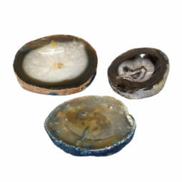 Agate Crystal Polished Bowl N1759 | Himalayan Salt Factory