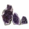 2.25kg Amethyst Crystal Geode Specimen Set 3 Pieces DN1527 2 Amethyst Crystal Geode Specimen Set DN1527 | Himalayan Salt Factory