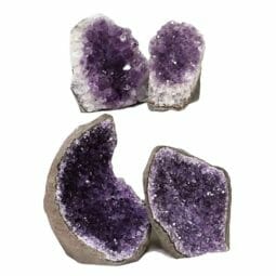 Amethyst Crystal Geode Specimen Set DN1528 | Himalayan Salt Factory