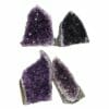 2.08kg Amethyst Crystal Geode Specimen Set 4 Pieces DN1529 2 Amethyst Crystal Geode Specimen Set DN1529 | Himalayan Salt Factory
