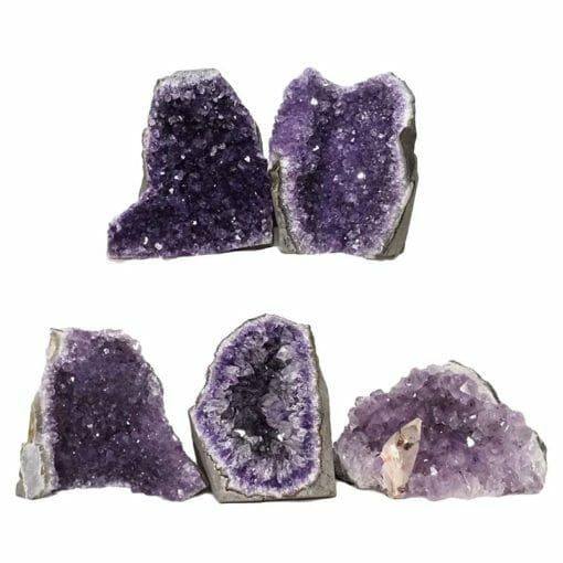Amethyst Crystal Geode Specimen Set N1646 | Himalayan Salt Factory