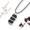 Black Tourmaline Spiral SP Pendant | Crystal Factory