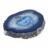 Blue Agate Crystal Polished Bowl DS1840 | Himalayan Salt Factory
