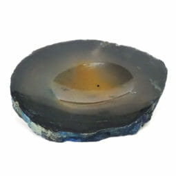 Blue Agate Crystal Polished Bowl DS1856 | Himalayan Salt Factory