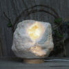 4.69kg Natural Calcite Geode Lamp with Large LED Light Base DK577 2 4.69kg Natural Calcite Geode Lamp with Large LED Light Base DK577 | Himalayan Salt Factory