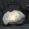 4.76kg Natural Calcite Geode Lamp with Large LED Light Base DK580 1 4.76kg Natural Calcite Geode Lamp with Large LED Light Base DK580 | Himalayan Salt Factory
