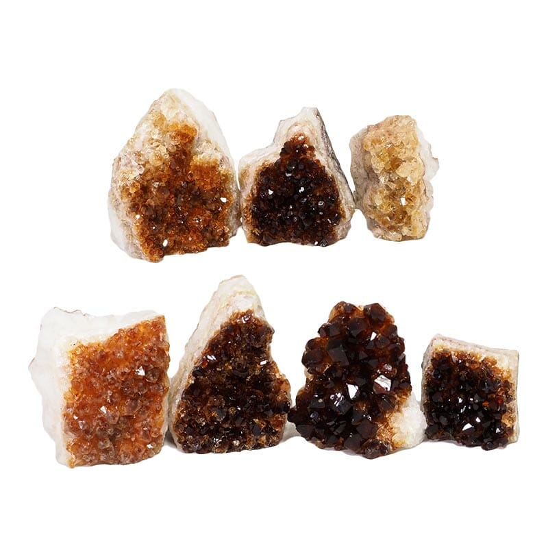 1.85kg Citrine Mini Cluster Specimen Set 7 Pieces N1647 3 Citrine Mini Cluster Specimen Set N1647 | Himalayan Salt Factory