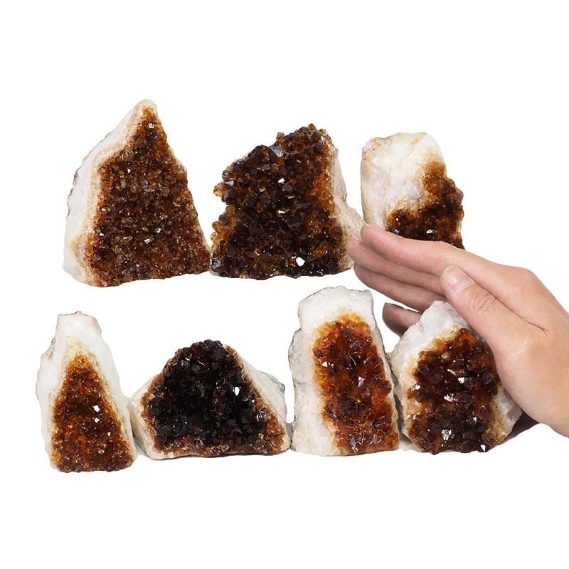 2.09kg Citrine Mini Cluster Specimen Set 7 Pieces N1658 4 Citrine Mini Cluster Specimen Set N1658 | Himalayan Salt Factory
