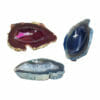 Colourful Agate Crystal Polished Bowl set of 3 N1787 | Himalayan Salt Factory