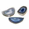 Mixed Colour Agate Crystal Polished Bowl set of 3 N1791 | Himalayan Salt Factory