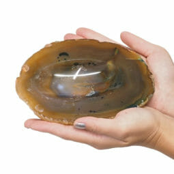 Natural Agate Crystal Polished Bowl set of 4 N1800 | Himalayan Salt Factory