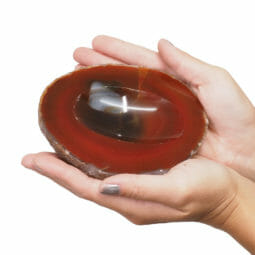 Natural Agate Crystal Polished Bowl set of 4 N1802 | Himalayan Salt Factory