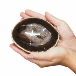Natural Agate Crystal Polished Bowl set of 4 N1804 | Himalayan Salt Factory