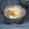 Natural Calcite Geode Lamp with Large LED Light Base DN1542 | Himalayan Salt Factory