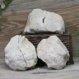 Natural Calcite Geode Pair – 3 Small Geodes Set N1670 | Himalayan Salt Factory